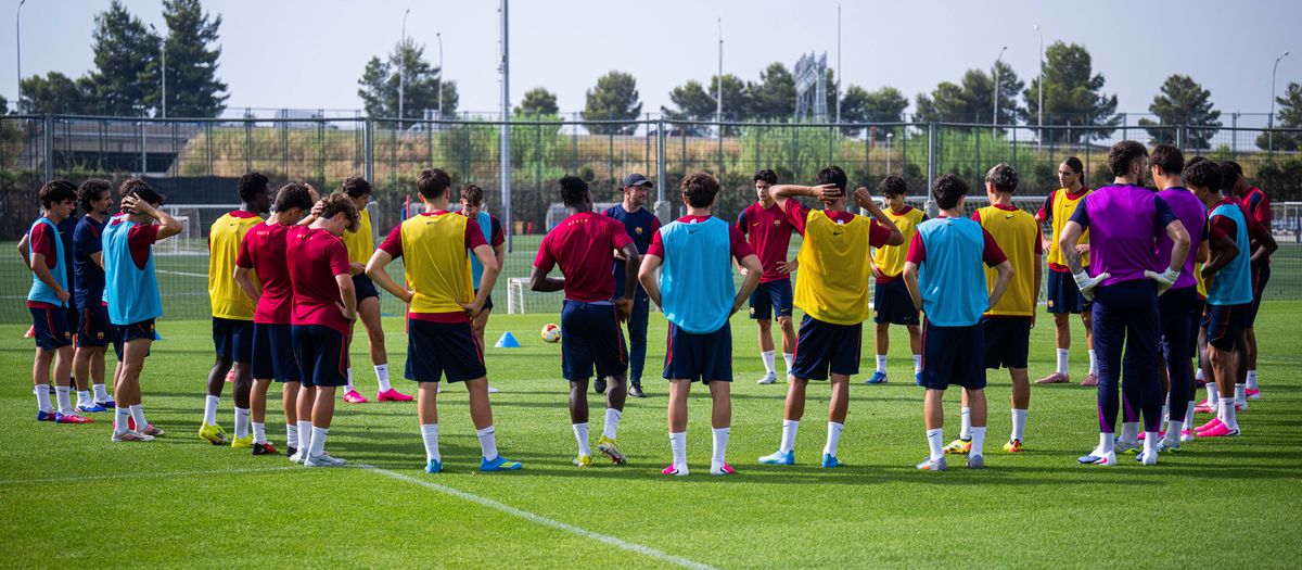 Segunda sesión de trabajo para el Barça Atlètic