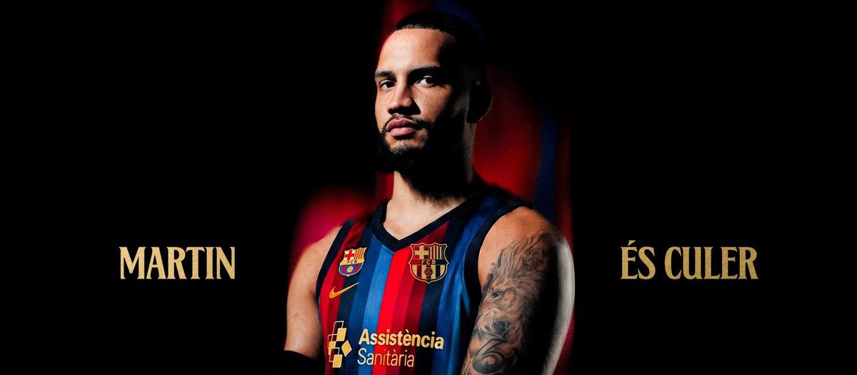 Tyrese Martin, més talent per al Barça de bàsquet