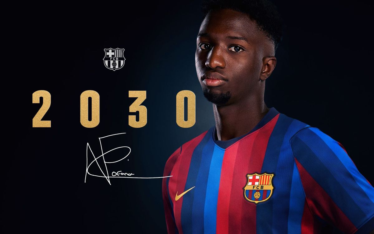 Nuhu Fofana, azulgrana hasta 2030