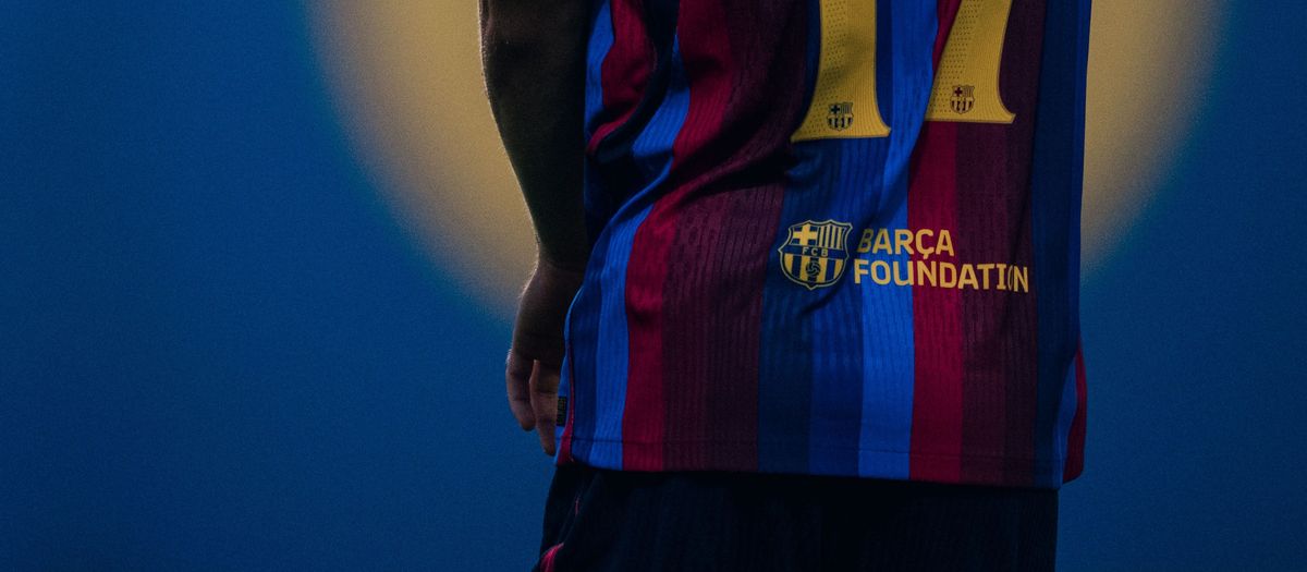El logotipo de la Fundación Barça estará presente por primera vez en la espalda de la camiseta en el primer partido de la pretemporada 2026-27