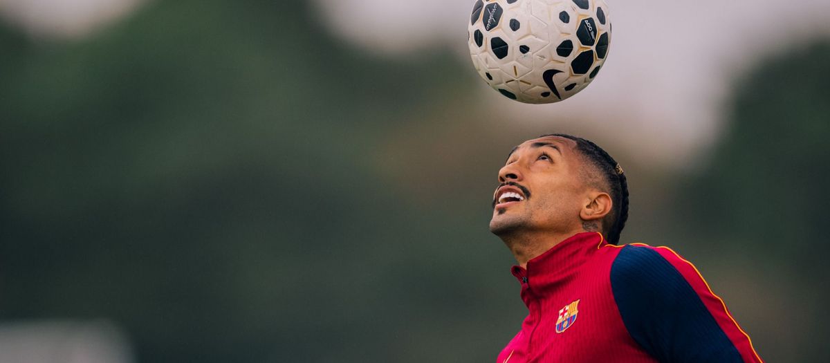 Primer entrenamiento de Raphinha