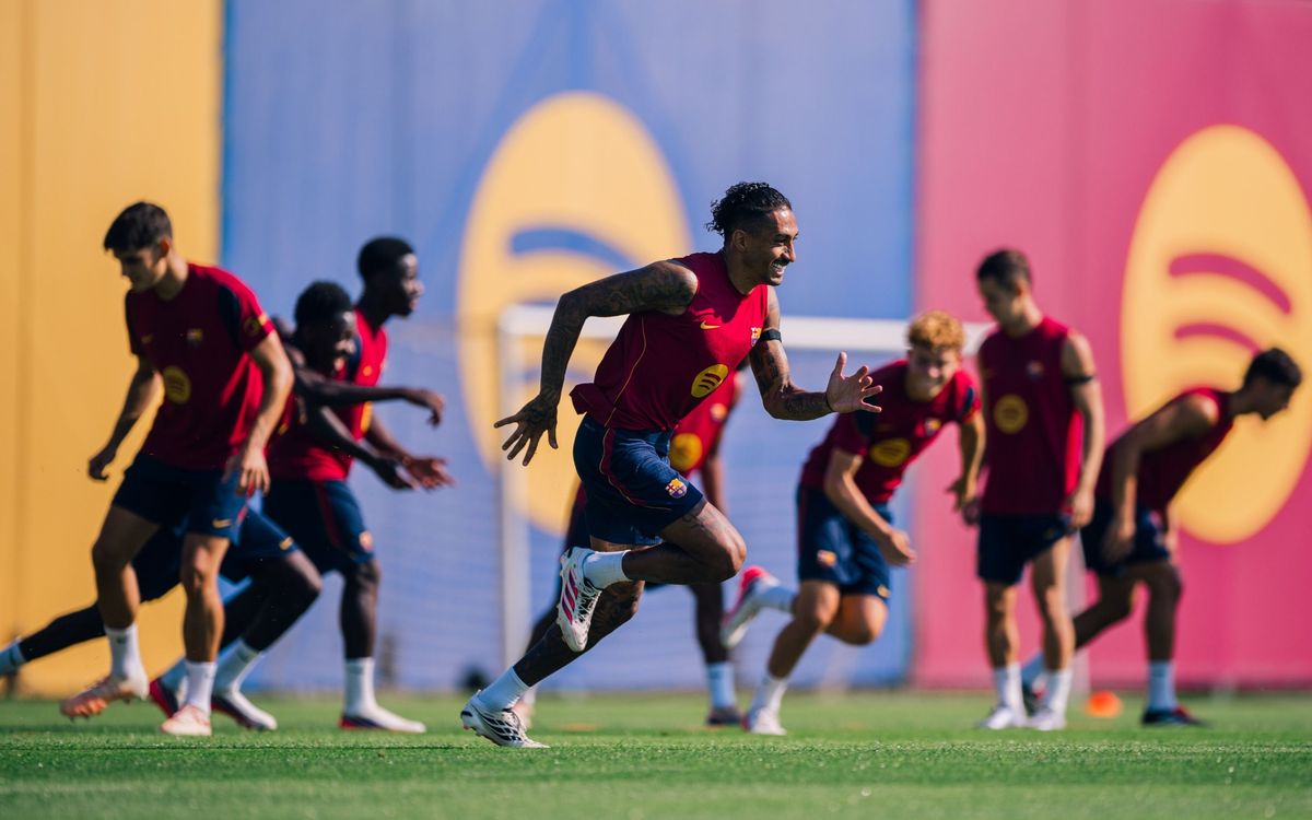 Última sesión antes del triangular de Udine