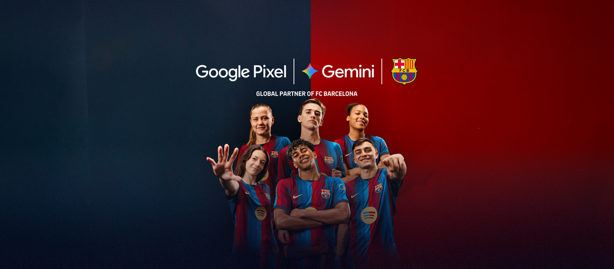 Google Gemini y Google Pixel, nuevos partners del FC Barcelona