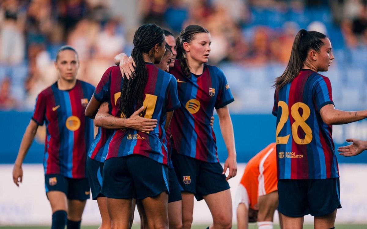 Barça-Montpeller FC: Estrenen la temporada amb victòria (3-1)