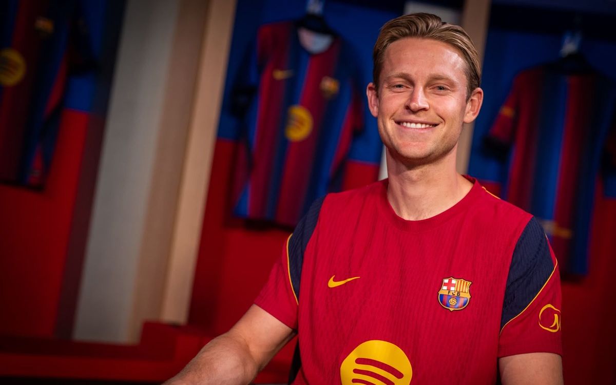 Frenkie de Jong focused on recovery and continuing to make history with Barça