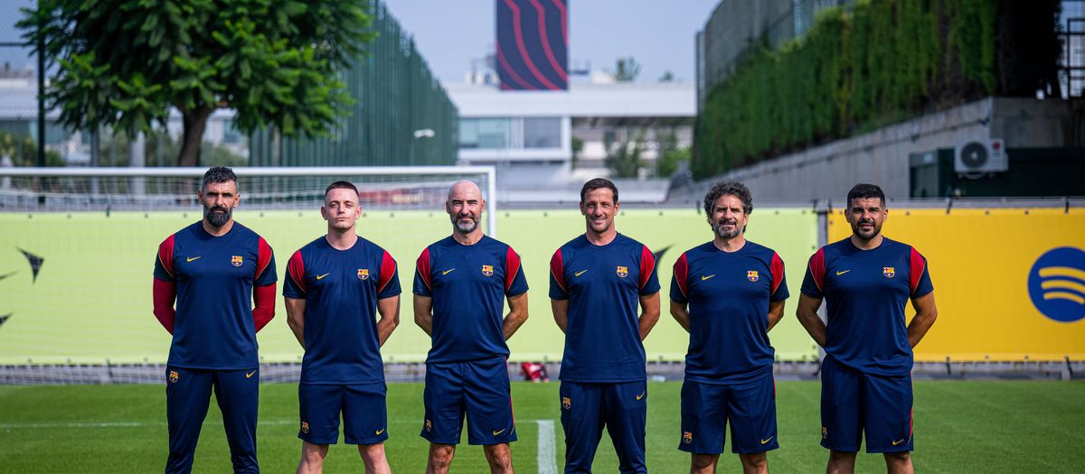 El cos tècnic del Barça Atlètic 2026/27