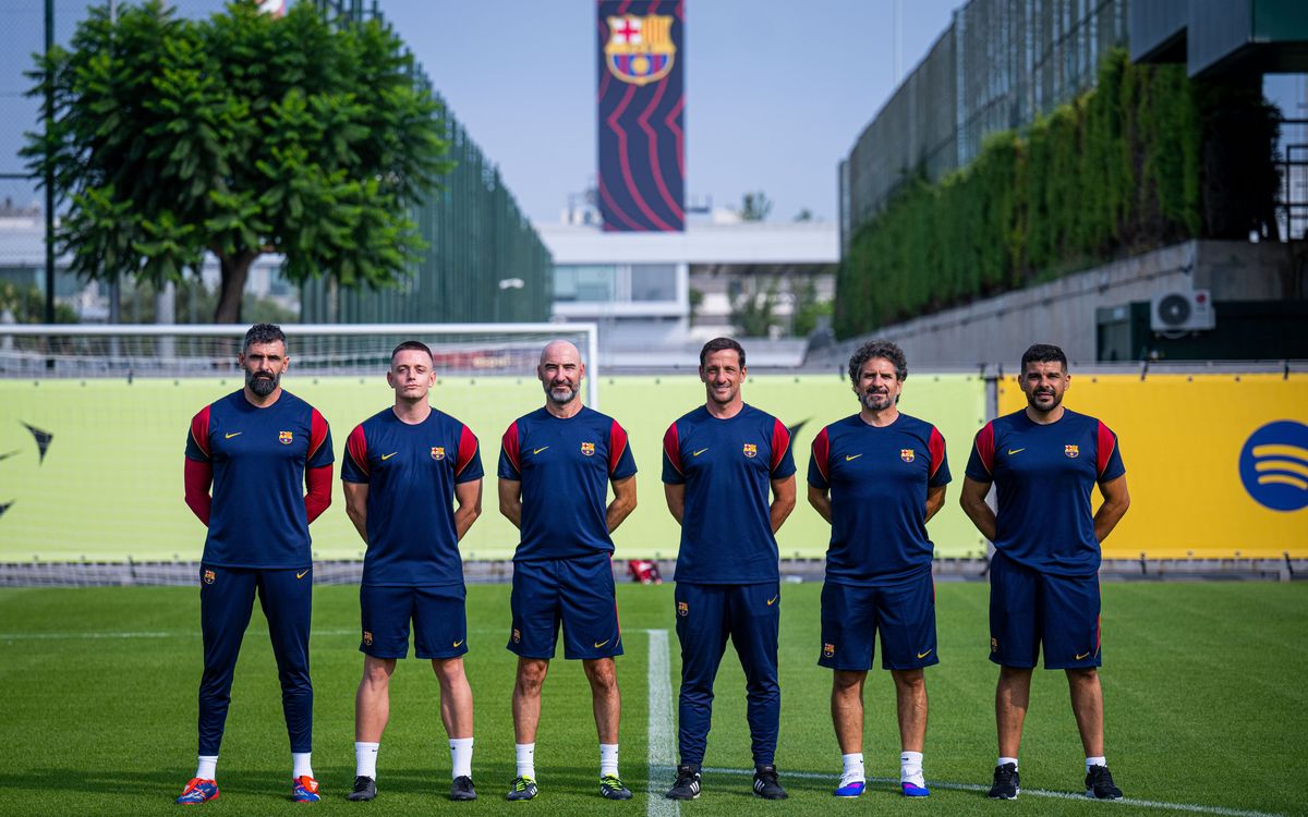 El cos tècnic del Barça Atlètic 2026/27