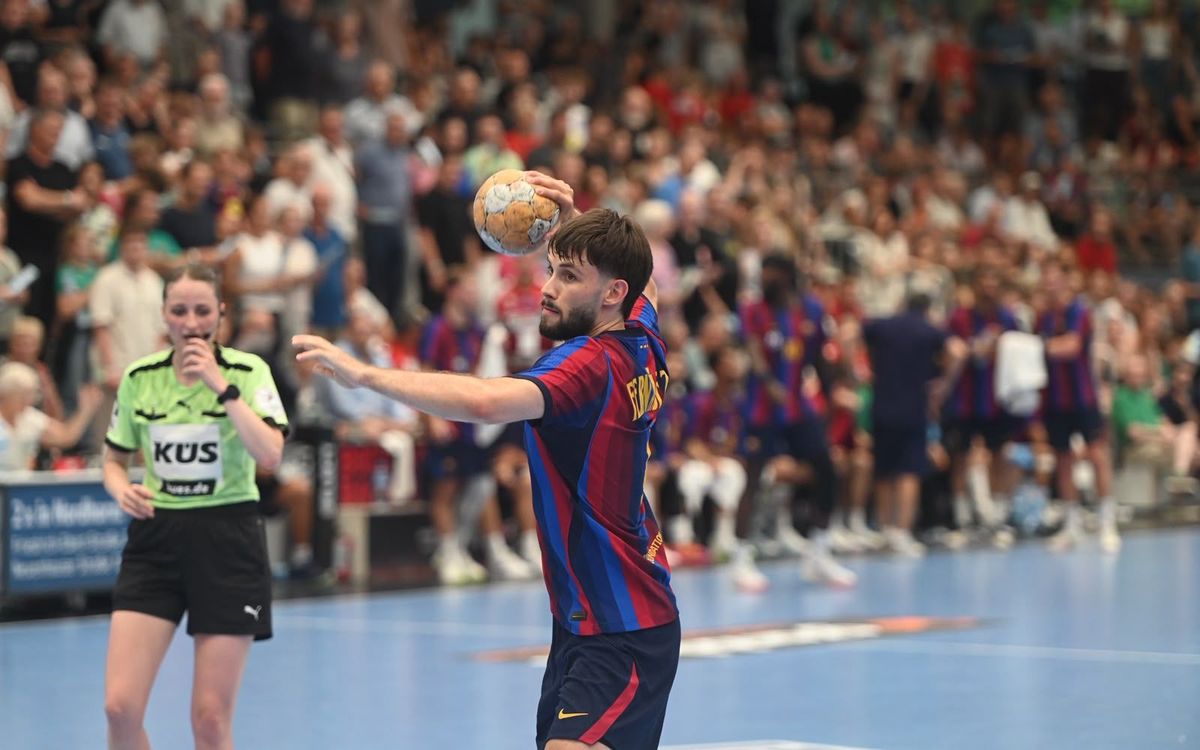 Nordhorn-Lingen - Barça: Creciendo y a la final (41-44)
