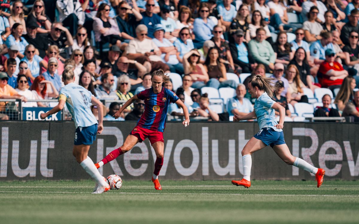 Manchester City - Barça: Tablas en el Joie Stadium (2-2)