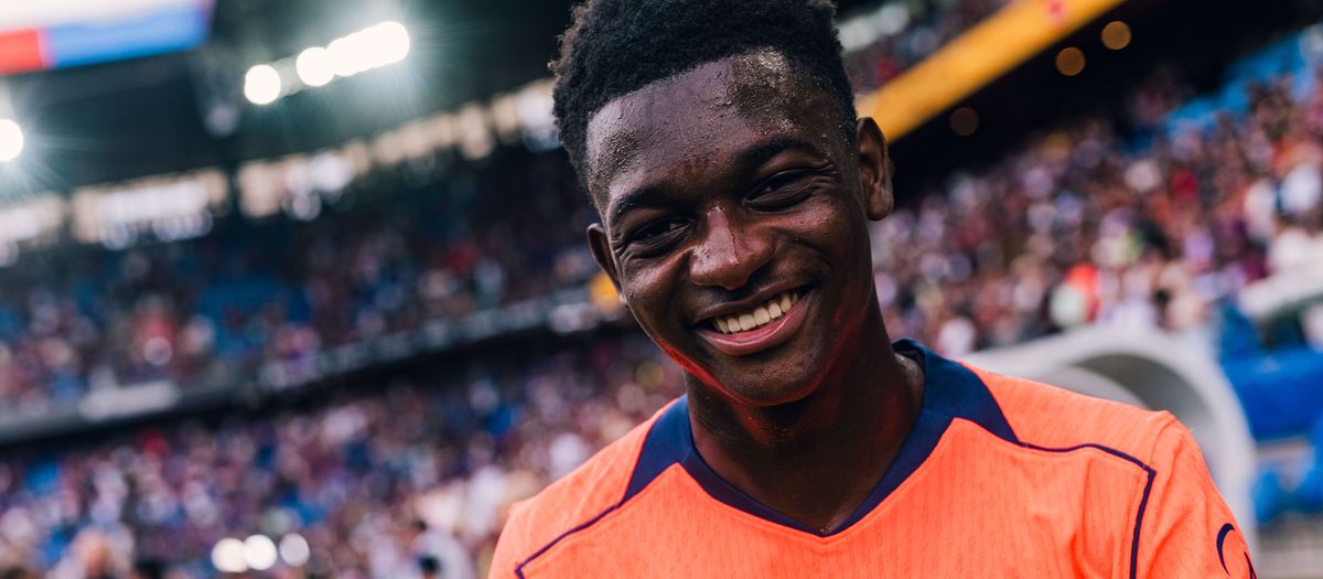 Adeyemi and Bisiwu score first goals for FC Barcelona