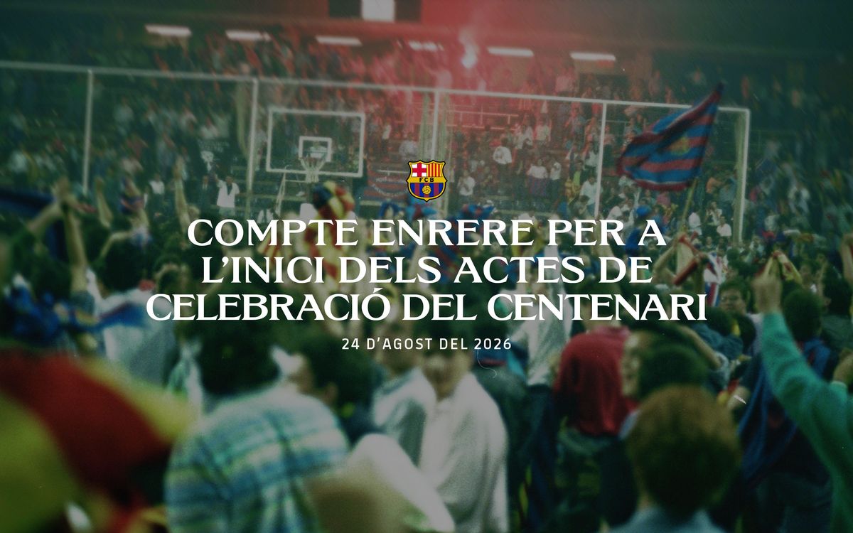 A una setmana del 100è aniversari del Barça de bàsquet