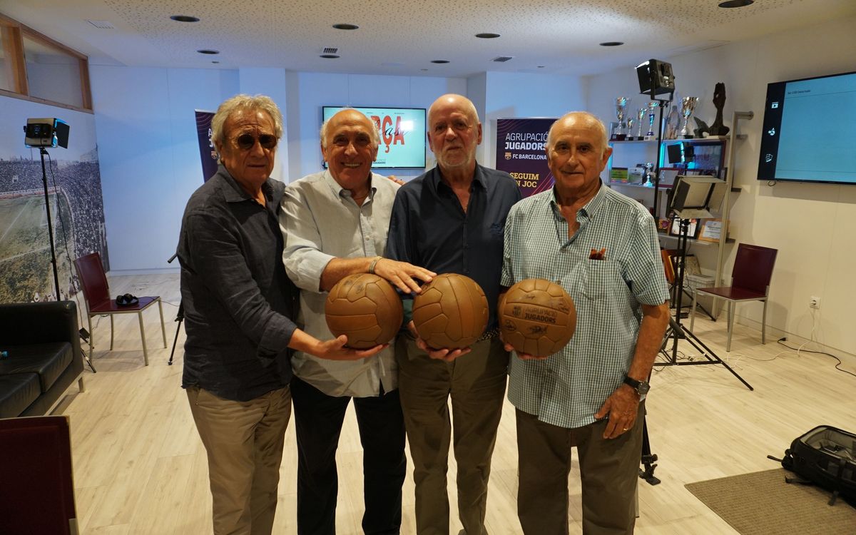 Jaume Langa, Chema Corbella i Magí Civantos repassen les seves vivències amb les grans llegendes del Barça al pòdcast de l’Agrupació