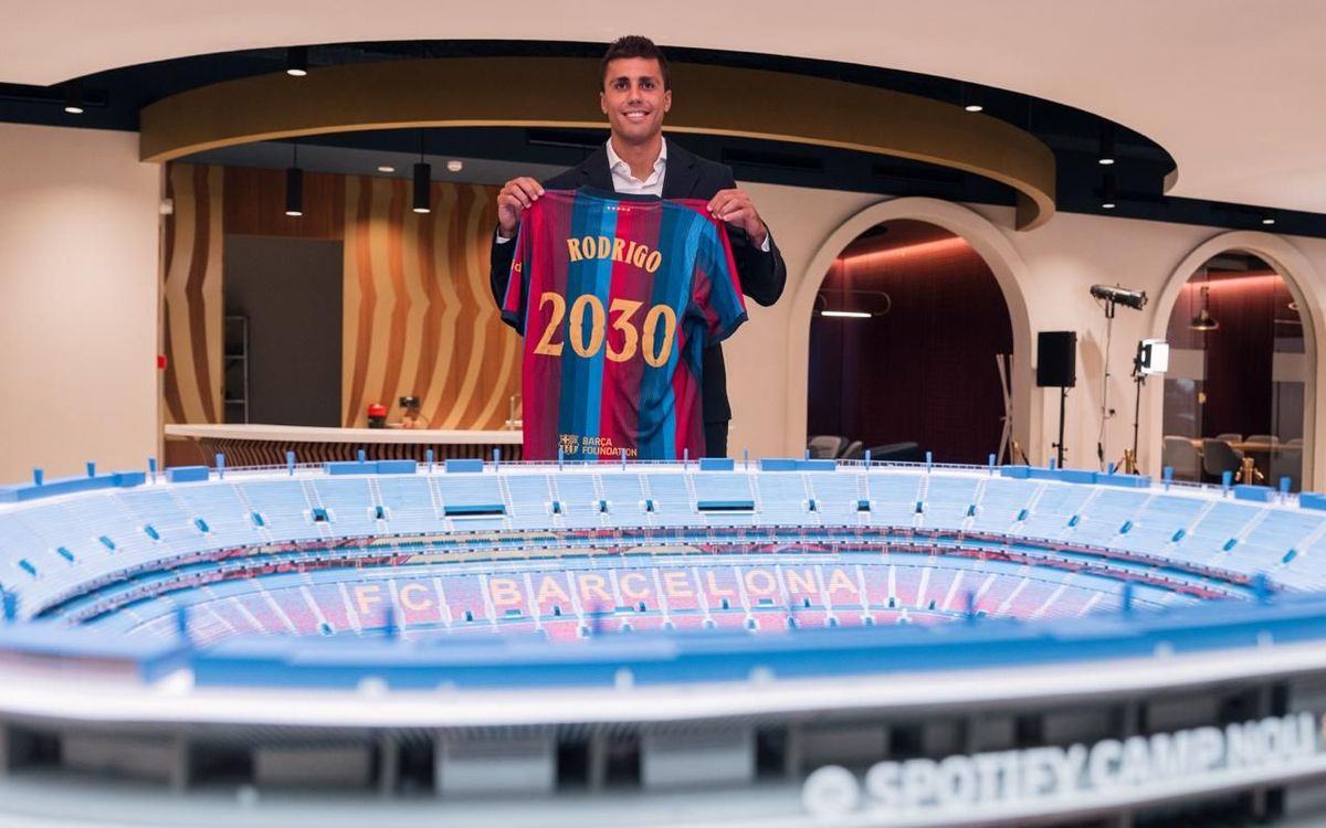 Rodri : “Le Barça va bien avec ma personnalité”
