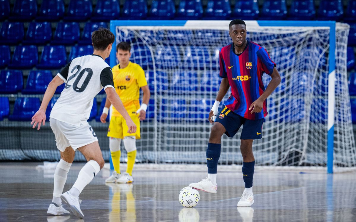 Barça - SkyUp Futsal: Victoria en el amistoso del Palau (7-3)