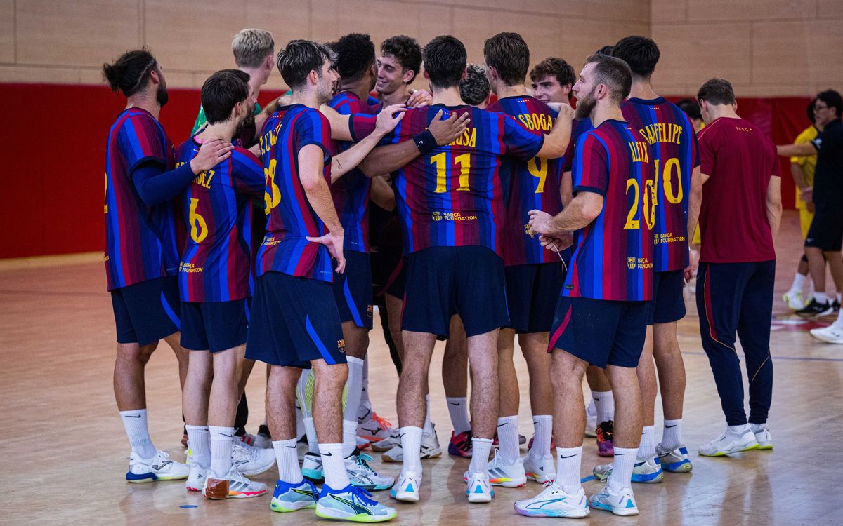 FH Sant Vicenç – Barça: momento para los jóvenes en el primer partido oficial