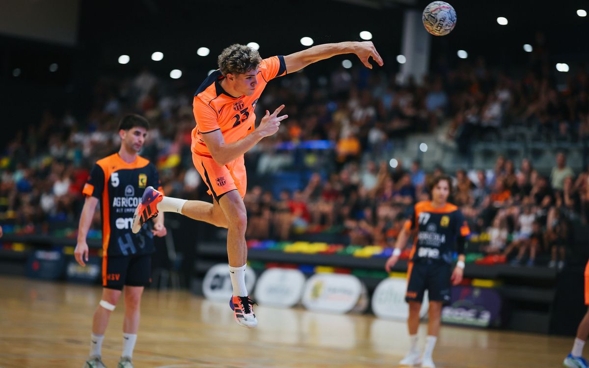 Handbol Sant Vicenç - Barça: A la final de la Supercopa Catalunya (23-49)