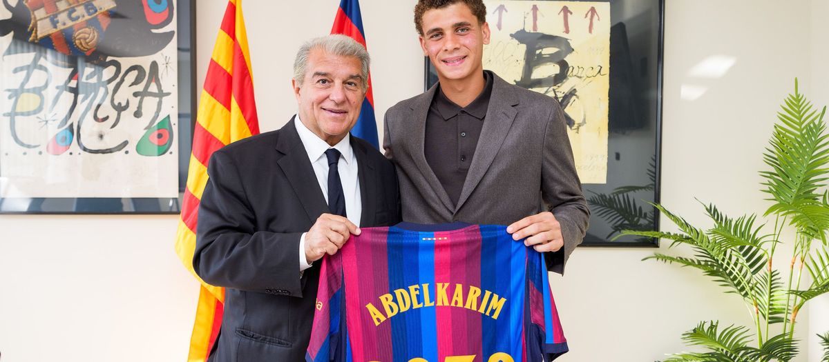 Hamza Abdelkarim: 'I want to write history with Barça'