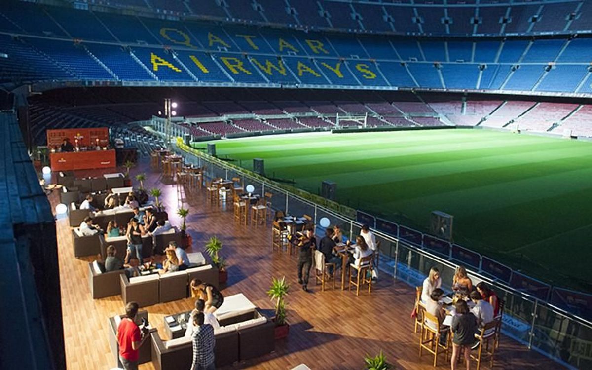 Le lounge du Camp Nou