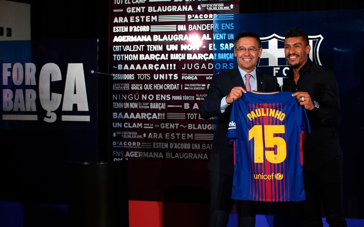 Paulinho, Barça's new signing