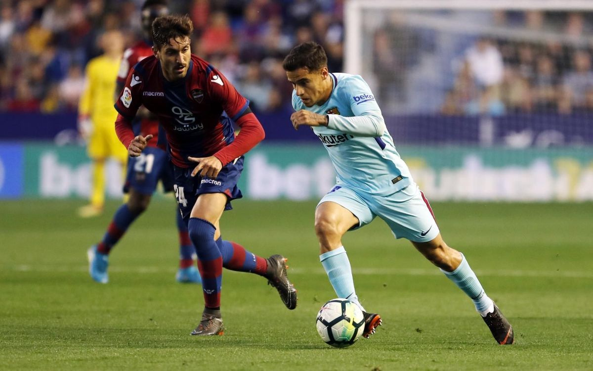 Levante - FC Barcelona: Fin de la racha en el Ciudad de Valencia (5-4)