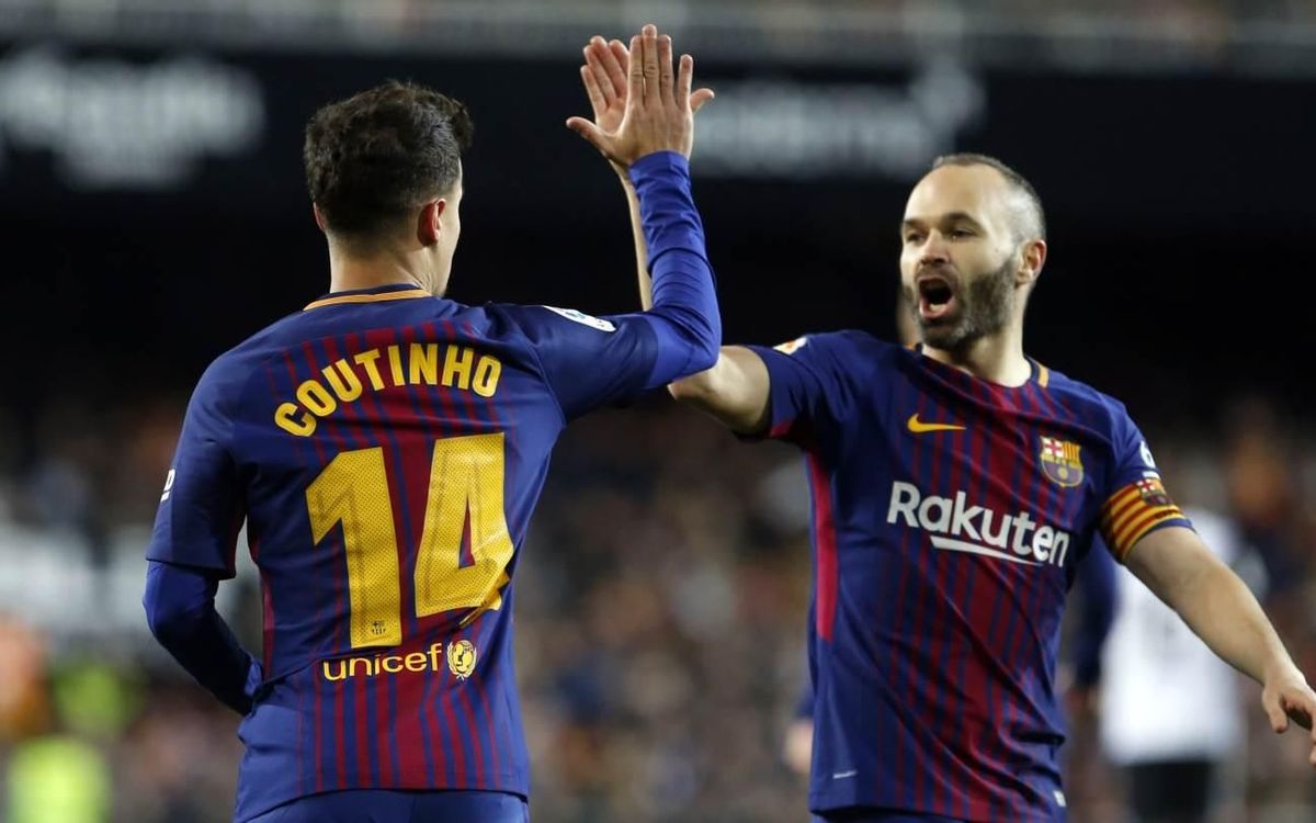 Coutinho: I have tried to learn as much as I can from Iniesta