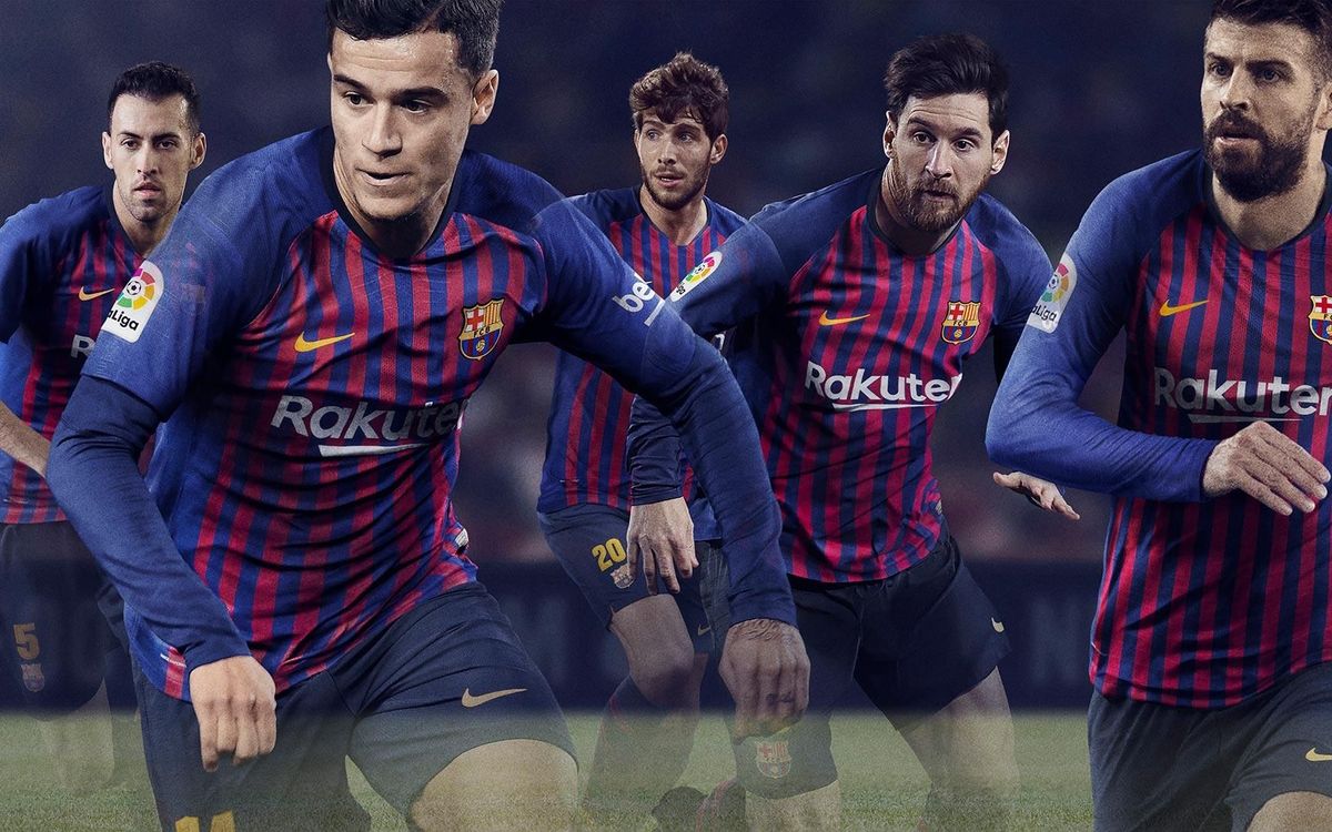 Présentation du nouveau maillot du FC Barcelone pour 2018/19