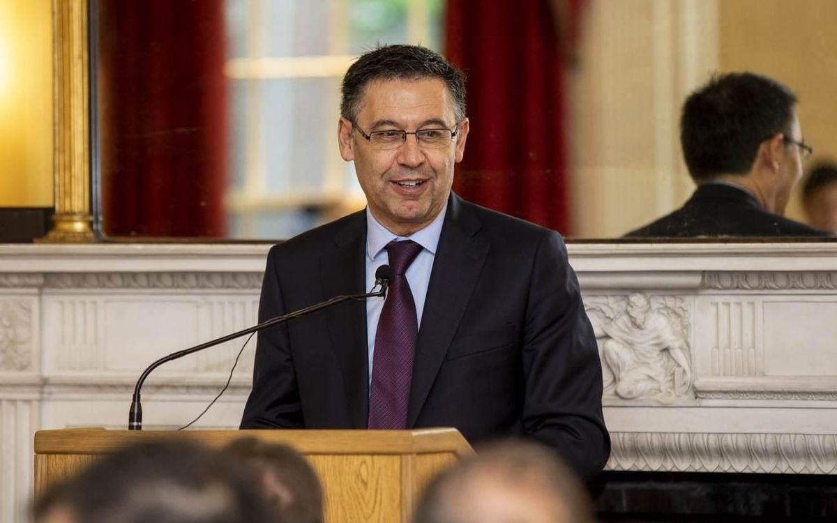 Josep Maria Bartomeu tells Harvard University about the unique Barça model and how it helps to make society better through sport
