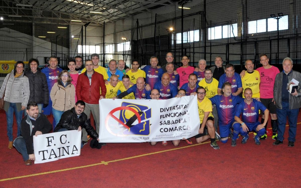 Nova col·laboració de l'Agrupació amb el FC Taina per donar suport al futbol inclusiu