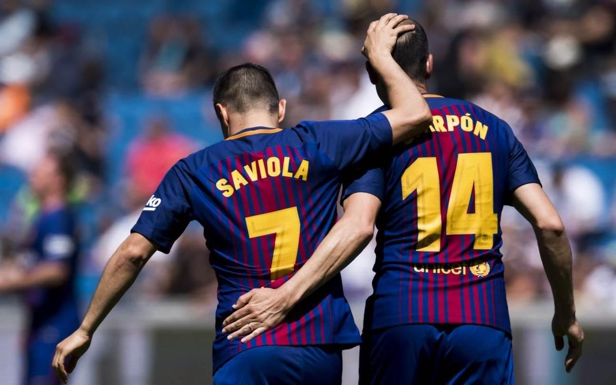 FC Barcelona Legends win triangular contest in Le Havre