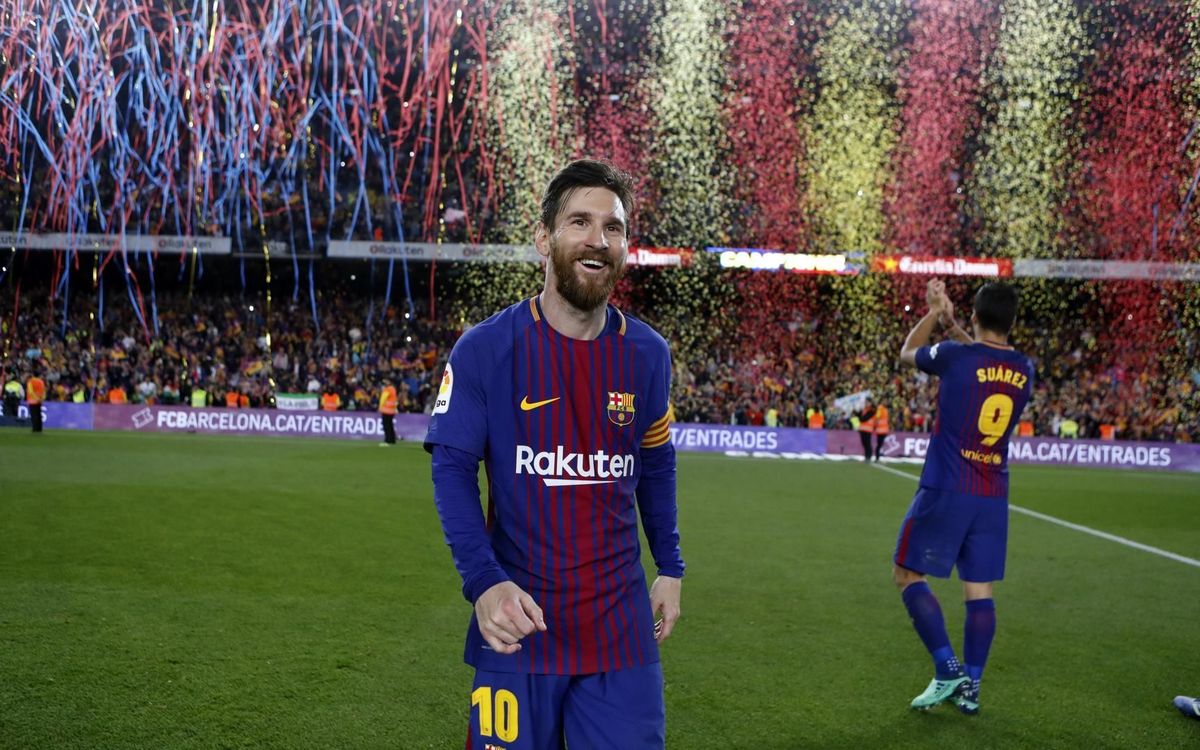 Dentro de la fiesta del doblete de los jugadores