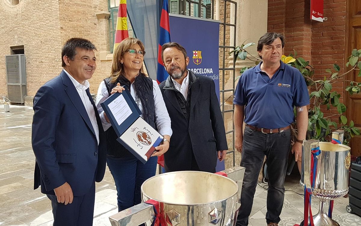 La Federació de Penyes del Barcelonès Est celebra ‘Sang Culé’, una jornada solidària de donació de sang