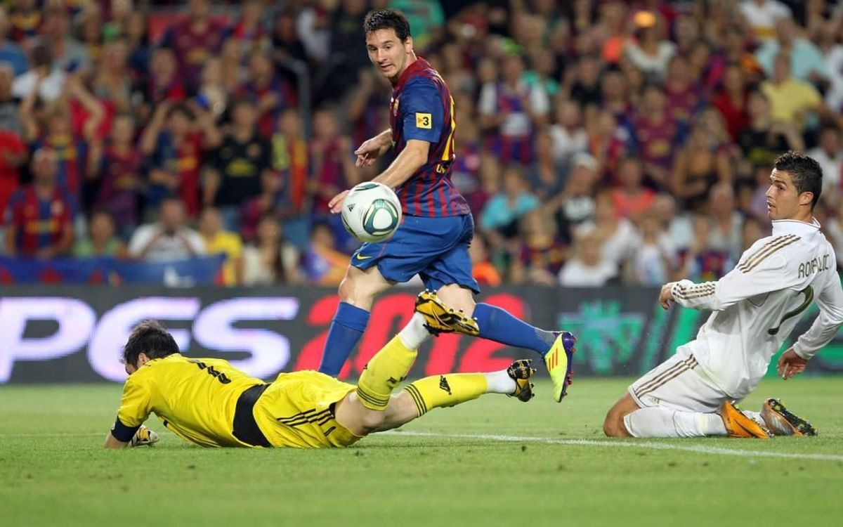 Messi's 10 El Clásico goals at the Camp Nou