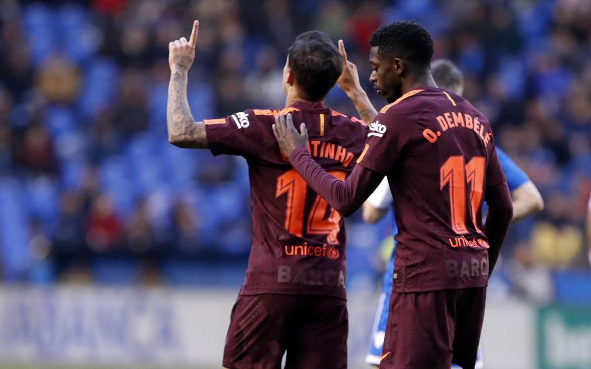 Vidéo - Les moments forts de la victoire du FC Barcelone à La Corogne (2-4)