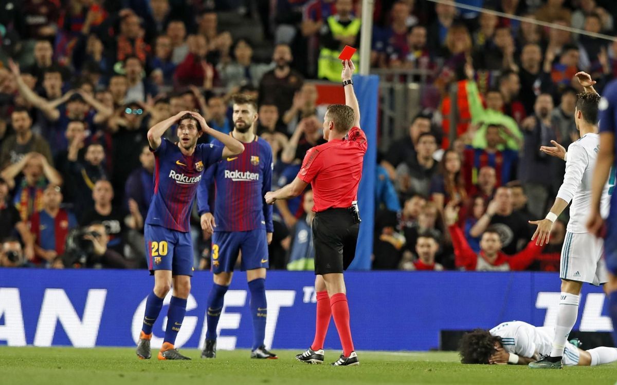 Recurs al Comitè d’Apel·lació per la sanció a Sergi Roberto