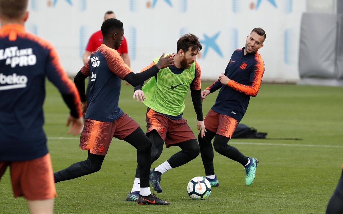 Training continues for El Clásico
