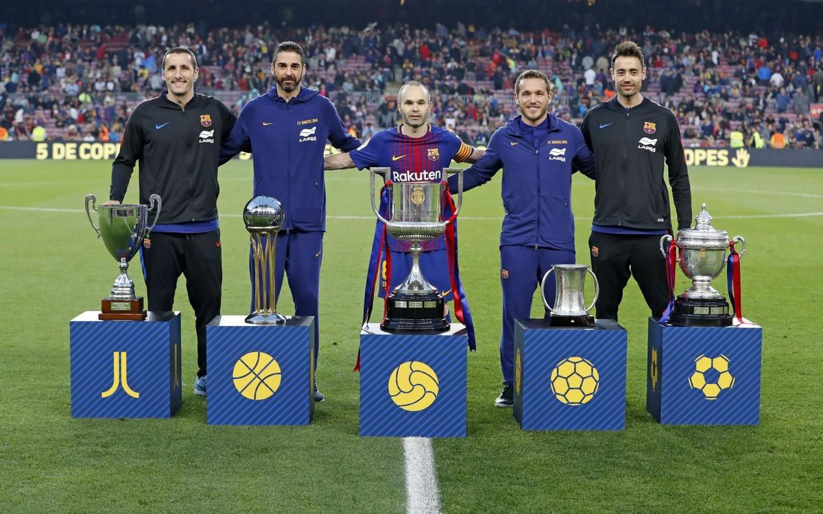 Tribute to the five cup winning sides