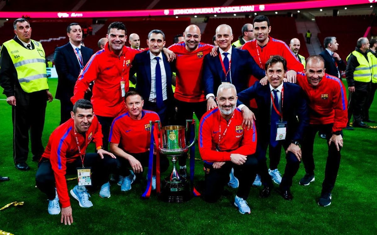 Ernesto Valverde's fourth cup win