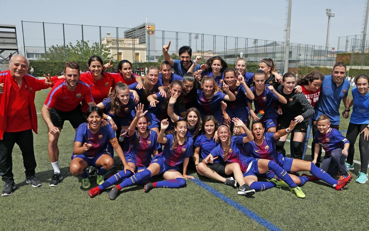 El Barça Femenino B, campeón de Segunda División