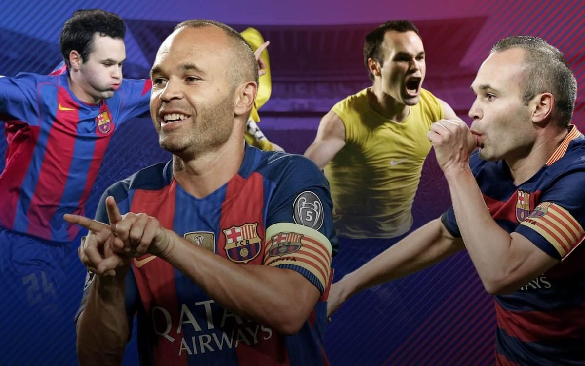 Tots els gols d’Iniesta amb el Barça
