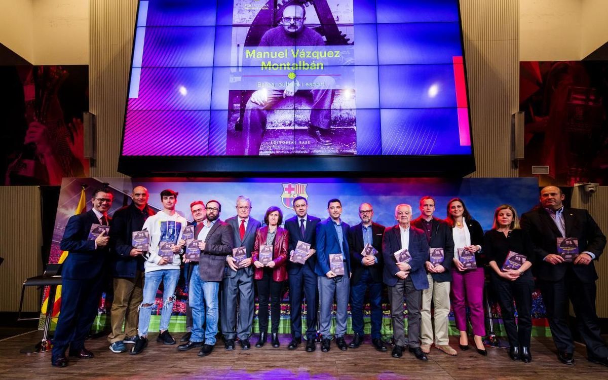 Presentado el libro ‘Manuel Vázquez Montalbán. Barça, cultura i esport’
