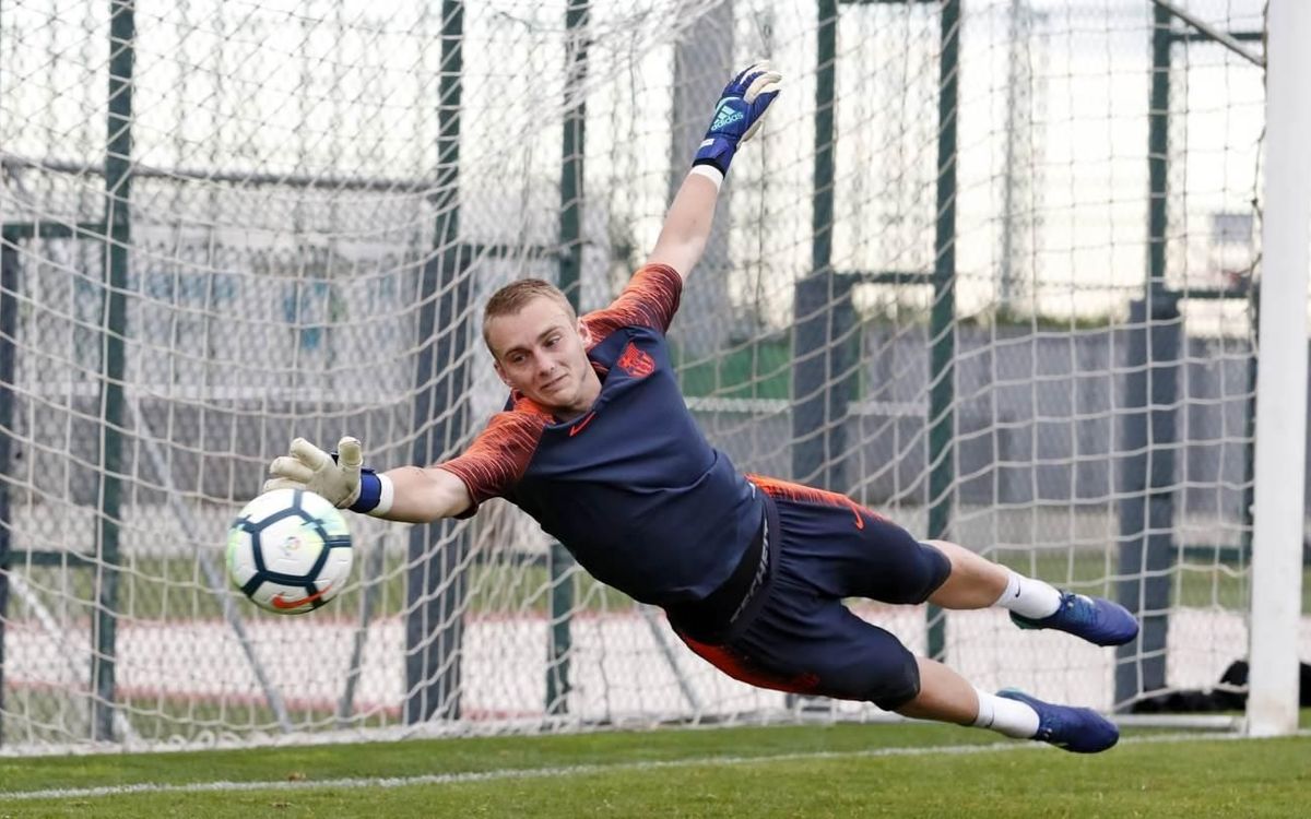 Jasper Cillessen, preparado para la final de Copa