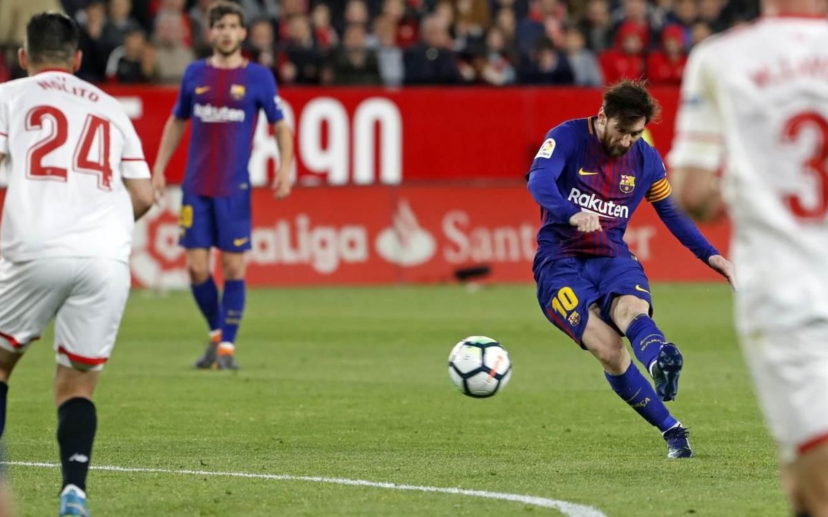El gol de Messi al Sánchez-Pizjuán, des de tots els angles