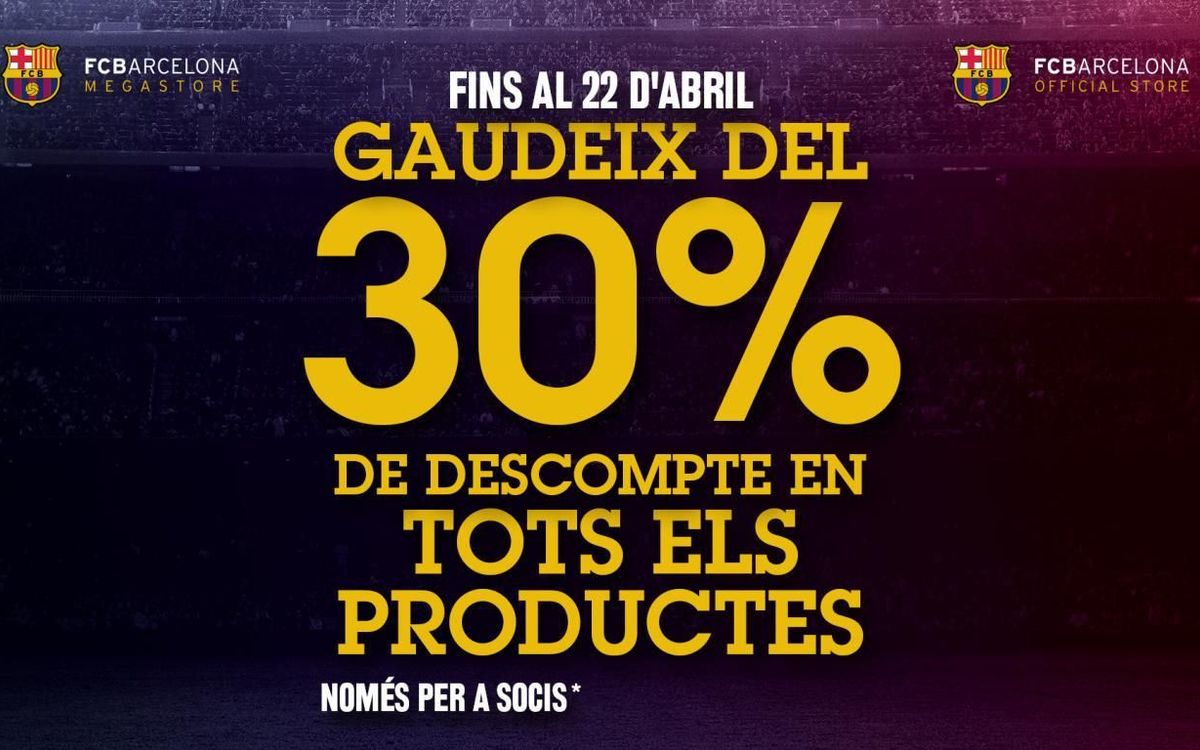 Setmana de descomptes per a socis!