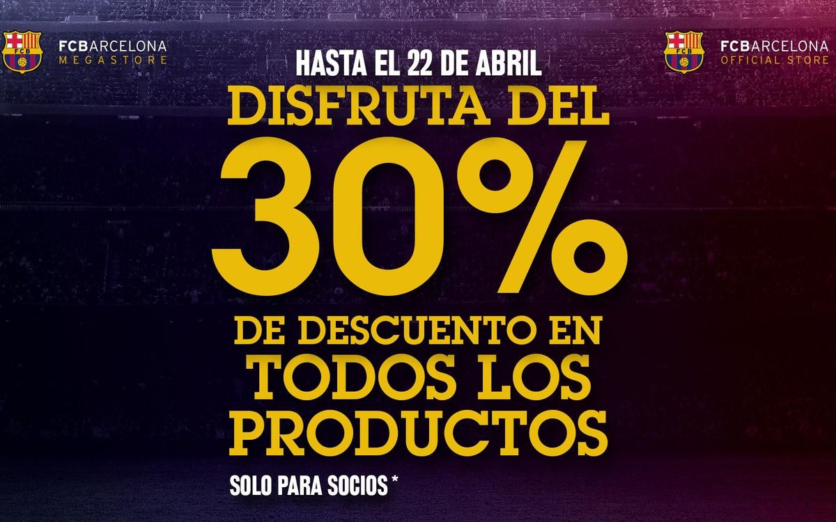 ¡Semana de descuentos para socios!