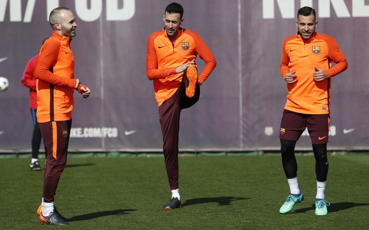 Sergio back in the squad for Barça vs Roma