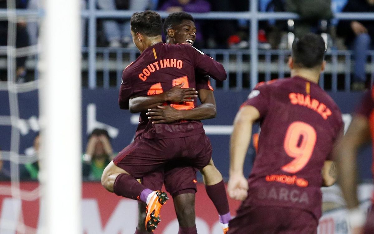 Málaga CF 0-2 FC Barcelona: Still going strong