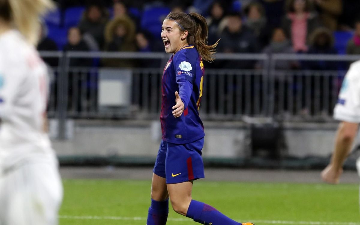 Olympique de Lyon - FC Barcelona Femenino: Heroicidad azulgrana contra las campeonas de Europa (2-1)