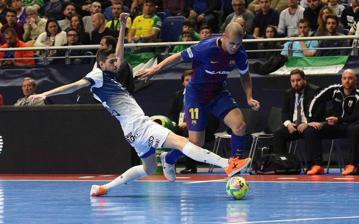 Barça Lassa - Ríos Renovables Saragossa: Els penals condemnen els blaugranes (1-1, 1-3)