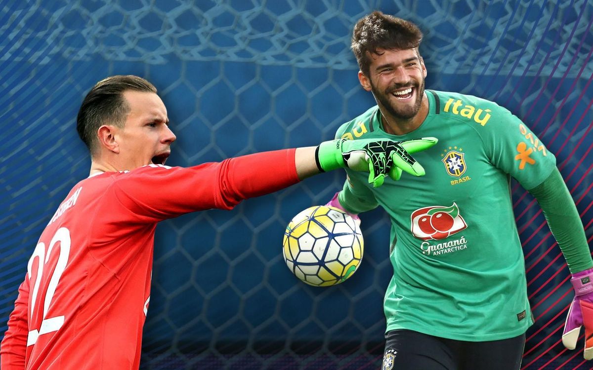 Ter Stegen contra Alisson, un enfrentamiento entre los porteros de moda