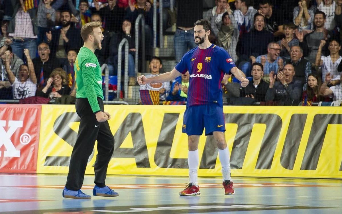 Tres blaugranes a l’Equip Ideal de la Lliga Asobal 2017/18